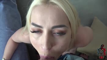 Lisi Kitty's POV Blowjob Delight: Petite Babe Sucks Small Cock to Cum
