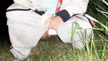 lesbian_illusion - Lesbian Illusion's Public Pissing Orgasm