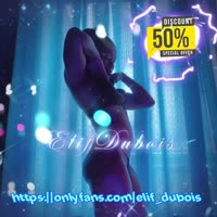 Elif_Dubois - Elif's Sultry Solo Dance: Window Views of Ebony Seduction