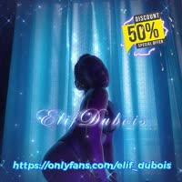 Elif_Dubois - Elif's Sultry Solo Dance: Window Views of Ebony Seduction