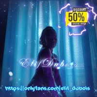 Elif_Dubois - Elif's Sultry Solo Dance: Window Views of Ebony Seduction