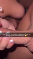 Celinecesco69 - Teen (18+) Cheats On Boyfriend With Personal Trainer in Sizzling Gym Sexting Compilation
