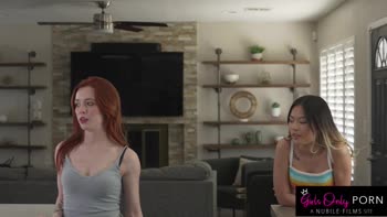 Serene Siren & Lulu Chu: Blonde Bombshells Share Passionate Lesbian Kiss