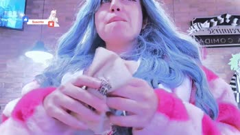Schumi_baby - Schumi's Teen (18+) Delight: Sizzling Cosplay Cutie Feasts on Pizza & Temptation