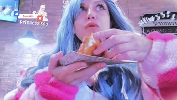 Schumi_baby - Schumi's Teen (18+) Delight: Sizzling Cosplay Cutie Feasts on Pizza & Temptation