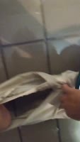 Bellybuttonfan87's Sizzling Solo: Water Hose Balcony Masturbation