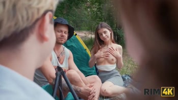 RIM4K. Swap wives, mutual rimming and anal fuck in the forest