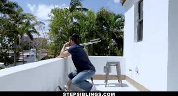 Demi Sutra's Step Sis Seduction: Black Babe Fucks Stepbro's Big Cock