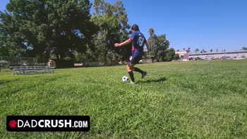 Allen Swift's Big Dick POV with Teen (18+) Madison Wilde on the Soccer Field