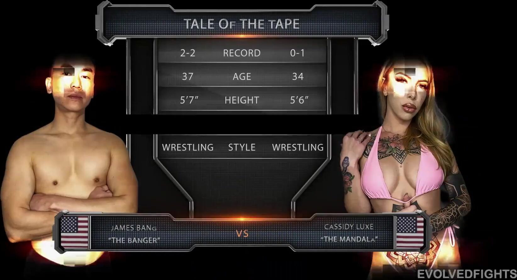 Cassidy Luxe vs James Bang - Fierce Match Ends in Hard Fucking