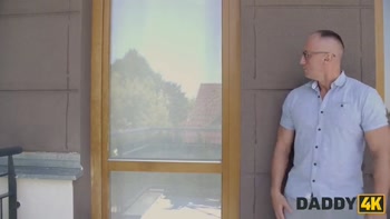 DADDY4K. Sexy babe Vixi Rafi was fucked roughly by her boyfriend's Daddy