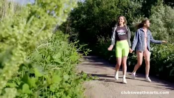 Lesbian Lovers Savor Intimate Moments