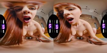 Julia Red's VR Banana Bonanza: Reverse Cowgirl Creampie Fun