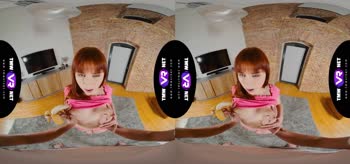 Julia Red's VR Banana Bonanza: Reverse Cowgirl Creampie Fun
