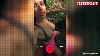 Stacy Bloom's Risky Rendezvous: Outdoor Sexcapades Caught on Camera