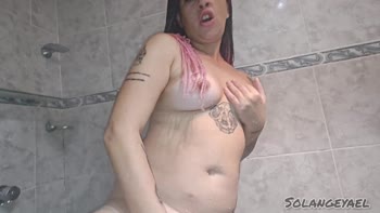 Solangeyaelok666's Sultry Shower Orgasm - Ultra HD Masturbation