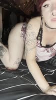 Lilgothbat666's Gothic Temptation: Teasing Her Big Titty Body