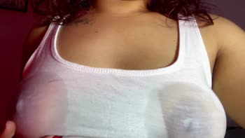 LittleeSophiee's Chilled Delight: Ice Melts on My Perky Breasts for Your Pleasure