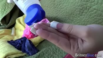 Britney Blue's Outdoor Masturbation Delight