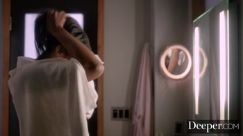 Deeper. Sexy Halle Can't Resist Her Ex-boyfriend's Hard Cock