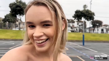 Blonde Teen (18+)'s Daring Public Blow Job and Hotel Tryst