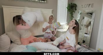Sera Ryder, Emma Hix & Katie Kush Get Fisted, Fucked & Cummed In Steamy BFF Orgy