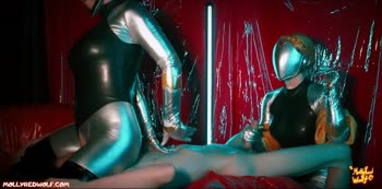 MollyRedWolf's Atomic Heart: Threesome Cosplay Frenzy with Ballerina Babes