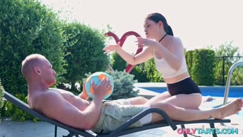 Petite Stepsis with Big Hungry Ass Seduce Lucky Strong Stepbro