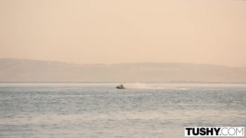 TUSHY Hot Blonde Surfer Girl Anastasia Cherry Has Passionate Anal Affair With Stranger