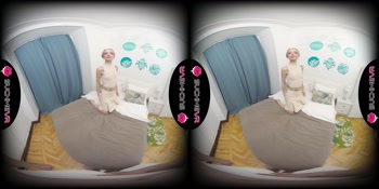 Gorgeous Skinny Teen (18+), Tea Mint, Enjoying A Big Cock In VR