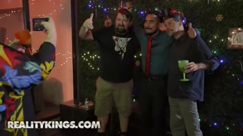 REALITY KINGS - Roxie Sinner’s Titty Tease Leads To Explosive Truck Fuck At The Christmas Holiday Party