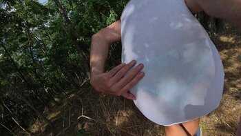 Sissi Ass Wears See-Through Dress for Public Sissy Display