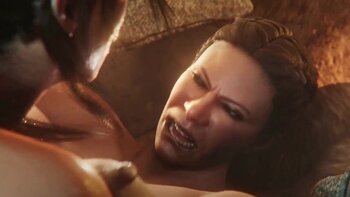 The Destroiur's Tomb Raider Lara Craves Futa Cock in Steamy 3D Animation