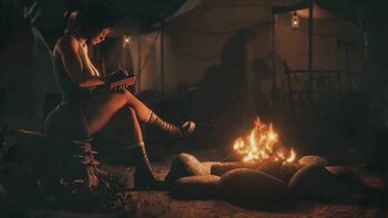 The Destroiur's Tomb Raider Lara Craves Futa Cock in Steamy 3D Animation