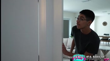 Spying on MILF Stepmother Fapping It - Armani Black