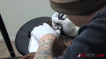 Amina Sky's Naked Transformation: Face Tattoo Delight
