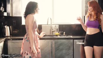 Rosalyn Sphinx Seduces Step-Daughter Kendra James in Sizzling Red-Headed Lesbian Romance