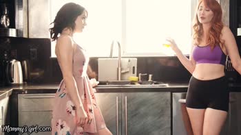 Rosalyn Sphinx Seduces Step-Daughter Kendra James in Sizzling Red-Headed Lesbian Romance