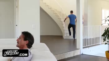 Foxy Stepmom's Cheating Seduction: Blonde MILF Fucked By Stepson In Front Of Husband