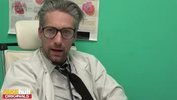 Misha Cross's Big Cock Doctor Exam: She Almost Gives Him a Heart Attack!