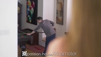 PASSION-HD Welcome home lingerie STRIPPED off