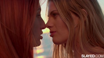 SLAYED Stunning Duo Red & Sophie Have Intense Poolside Sex