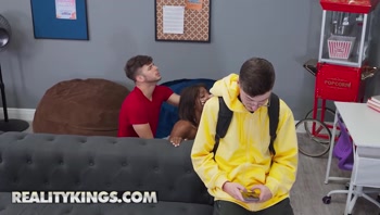 REALITY KINGS - Horny College Babe Rae Woods Dodges The RA For A Wild Kinky Dorm Fuck