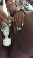 Novaa LeeCanee's Ebony Solo Delight: Big Ass and Natural Tits