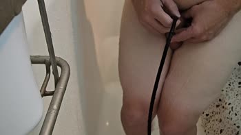 Hopefuljohn's Solo Squirt Show: Water Inflation Bliss