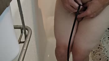 Hopefuljohn's Solo Squirt Show: Water Inflation Bliss