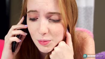 Homework's Sultry Solo Session: Blonde Teen (18+) Gets Her Education in Self-LOVE