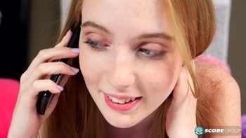 Homework's Sultry Solo Session: Blonde Teen (18+) Gets Her Education in Self-LOVE