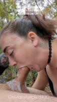 Wickedlove4565's Sloppy Deepthroat - Gagging On A Huge Dick