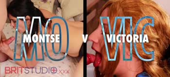 Blowjob Showdown: Montse vs Victoria in a Sizzling British Face-Off